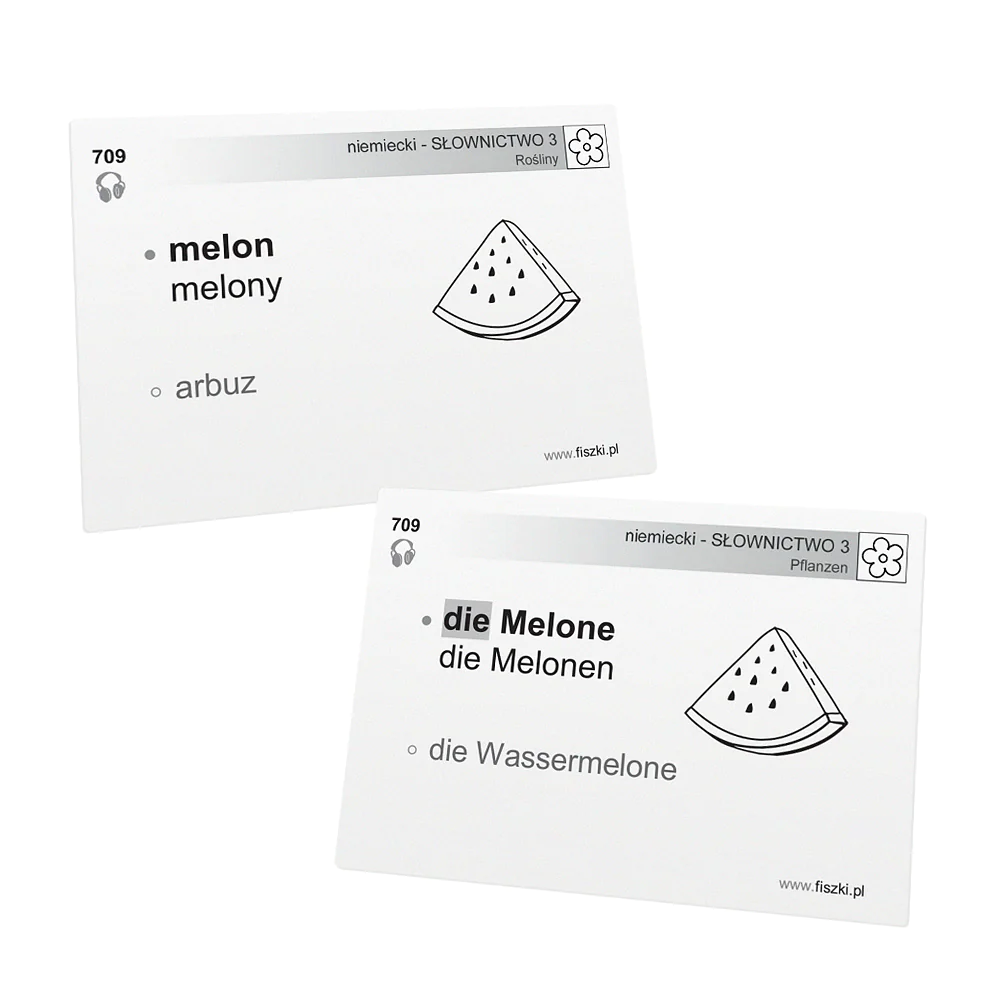 Książka - Fiszki – język niemiecki – Słownictwo 3 (poziom B1)