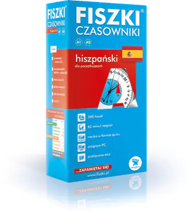 Książka - Fiszki – język hiszpański – Czasowniki dla początkujących (poziom A1-A2)