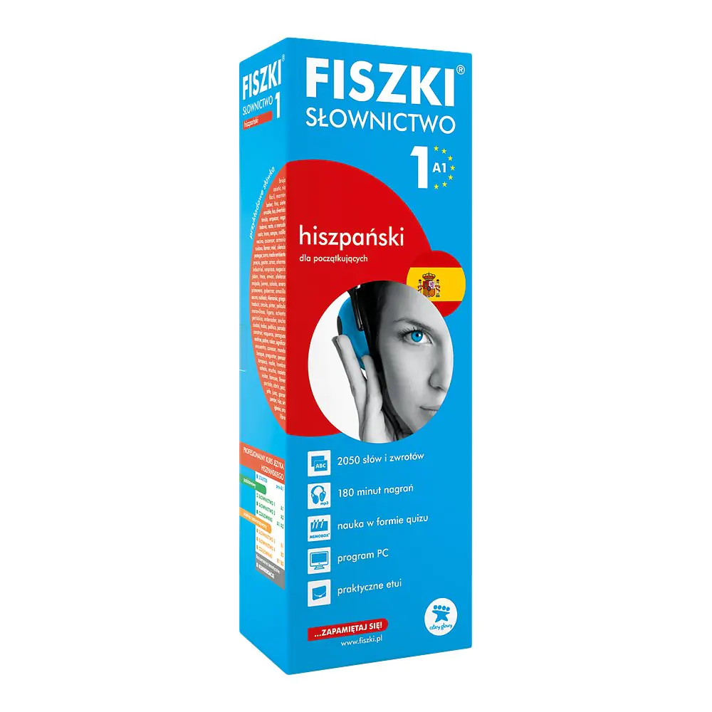 Książka - Fiszki – język hiszpański – Słownictwo 1 (poziom A1)