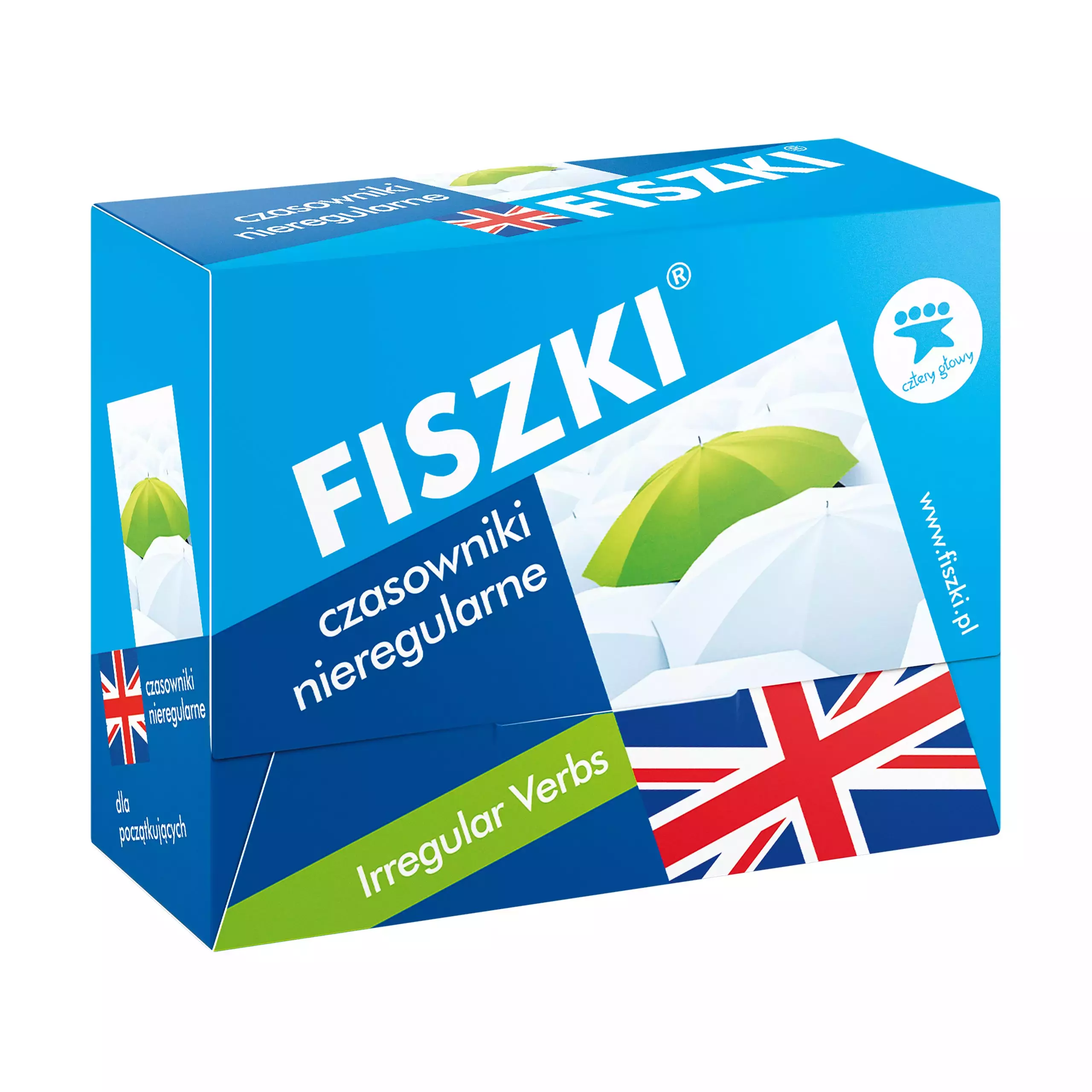 Książka - Fiszki – język angielski – Czasowniki nieregularne (poziom A1-A2)