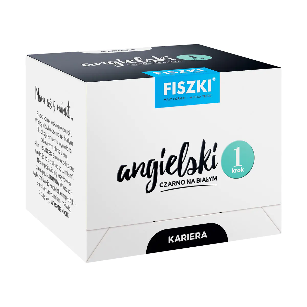 Książka - Fiszki ilustrowane – język angielski – Kariera – krok 1 (poziom A1)