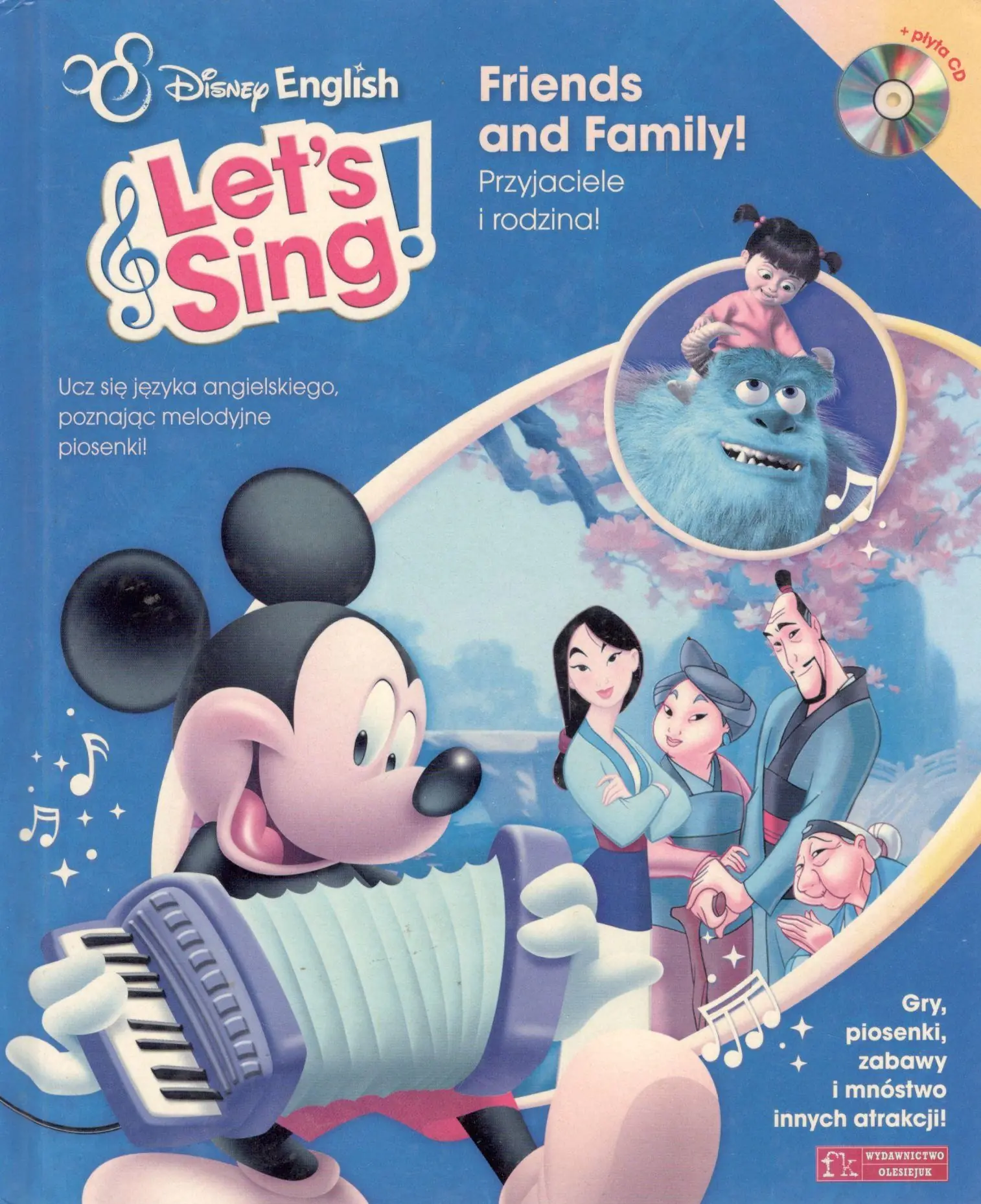 Książka - Let`s Sing! Friends and Family!   CD
