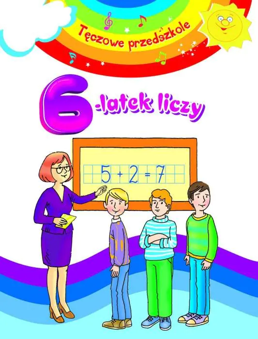 Książka - Tęczowe przedszkole. 6-latek liczy