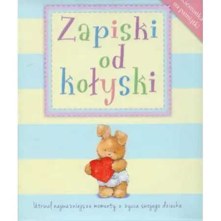 Książka - Zapiski od kołyski okładka niebieska