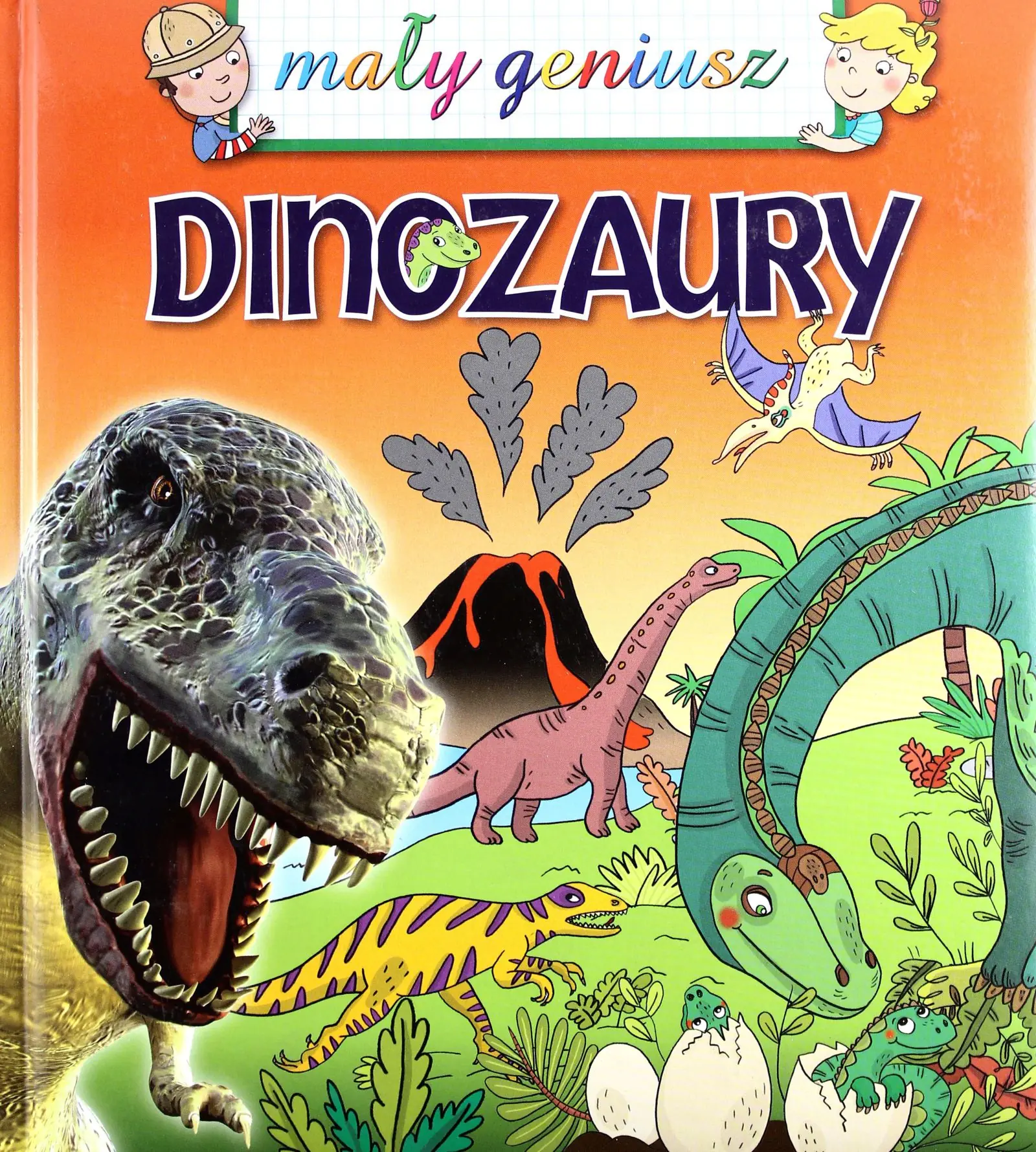 Książka - Mały geniusz Dinozaury