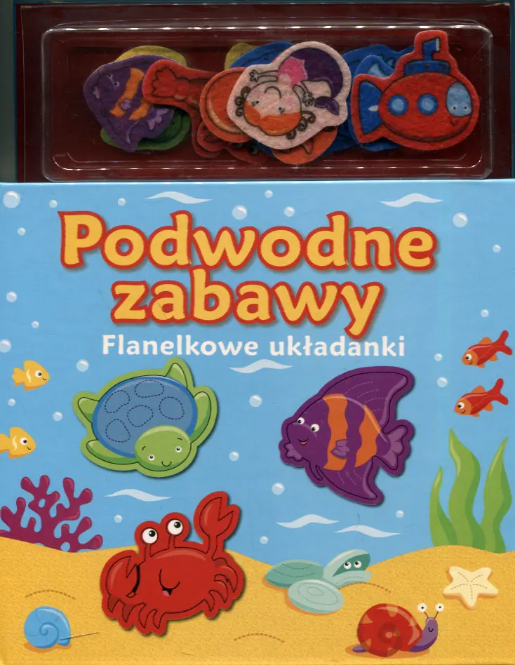 Książka - Podwodne zabawy. Flanelkowe układanki