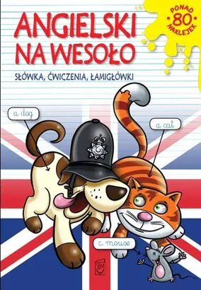 Książka - Angielski na wesoło. Słówka, ćwiczenia, łamigłówki