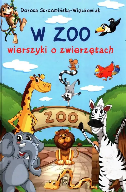 Książka - W zoo. Wierszyki o zwierzętach