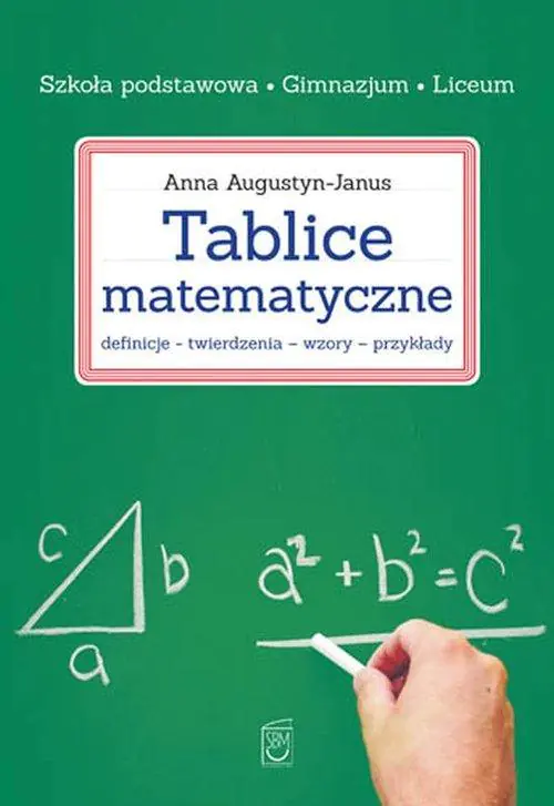 Książka - Tablice matematyczne. Definicje, twierdzenia, wzory, przykłady