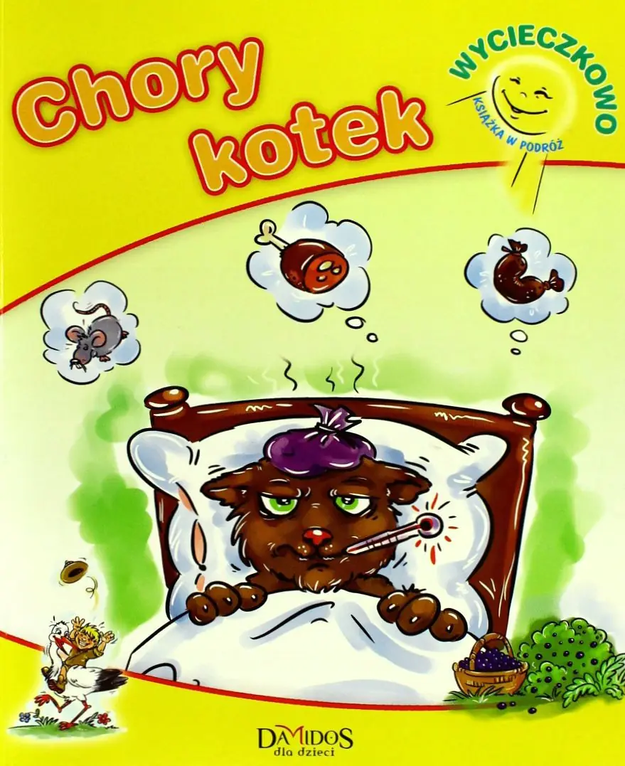 Książka - Chory kotek. Wycieczkowo
