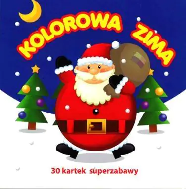 Książka - 30 kartek superzabawy. Kolorowa zima
