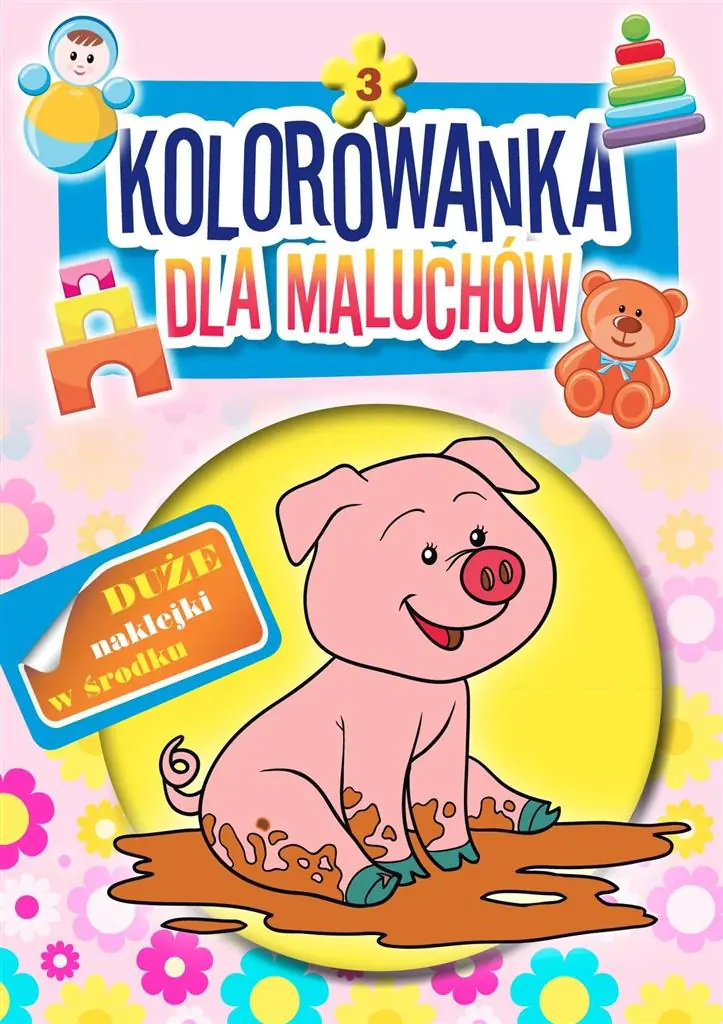 Książka - Kolorowanka dla maluchów 3