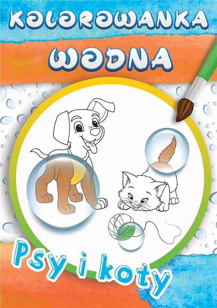 Książka - Psy i koty Malowanka wodna