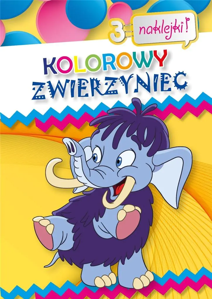 Książka - Kolorowy zwierzyniec 3