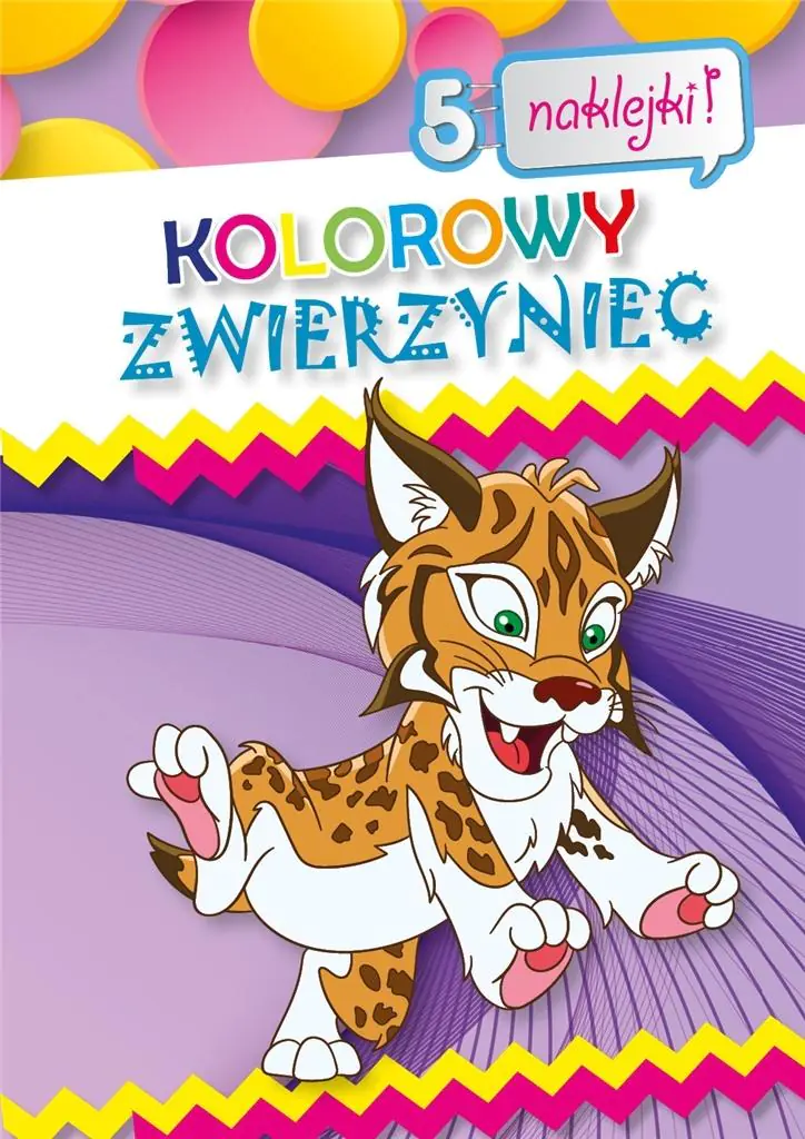 Książka - Kolorowy zwierzyniec 5