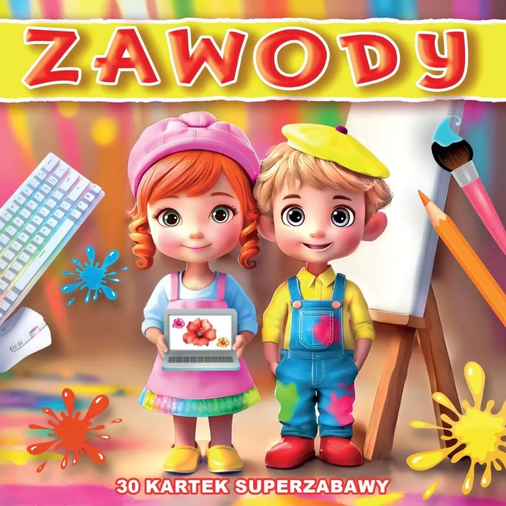 Książka - 30 kartek superzabawy. Zawody