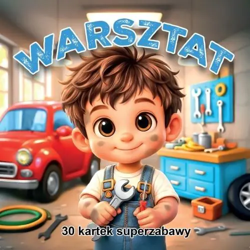 Książka - Warsztat. 30 kartek superzabawy. Kolorowanka