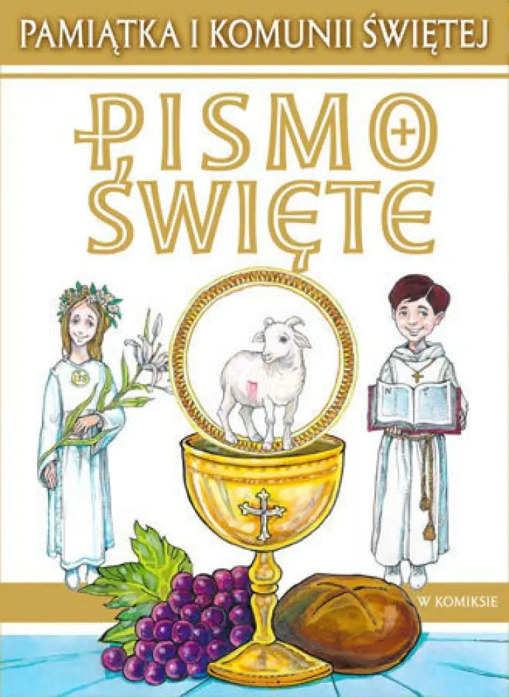 Książka - Pismo Święte w komiksie. Pamiątka I Komunii św