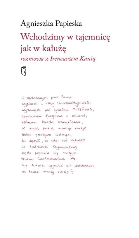 Książka - Wchodzimy w tajemnicę jak w kałużę