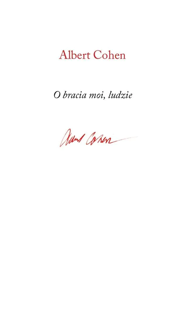Książka - O bracia moi, ludzie
