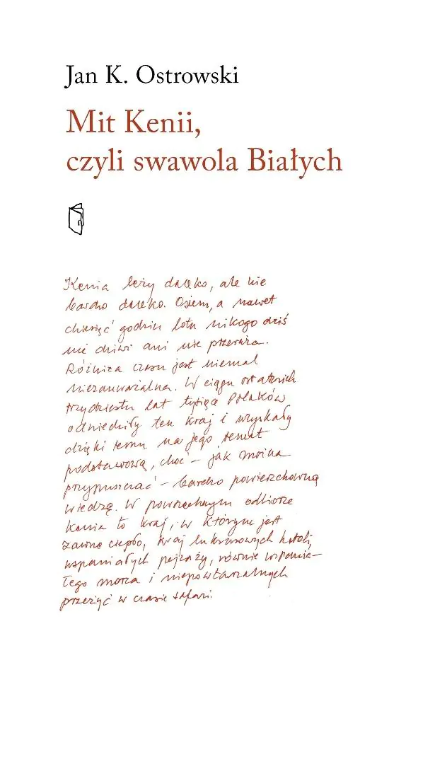 Książka - Mit Kenii, czyli swawola Białych