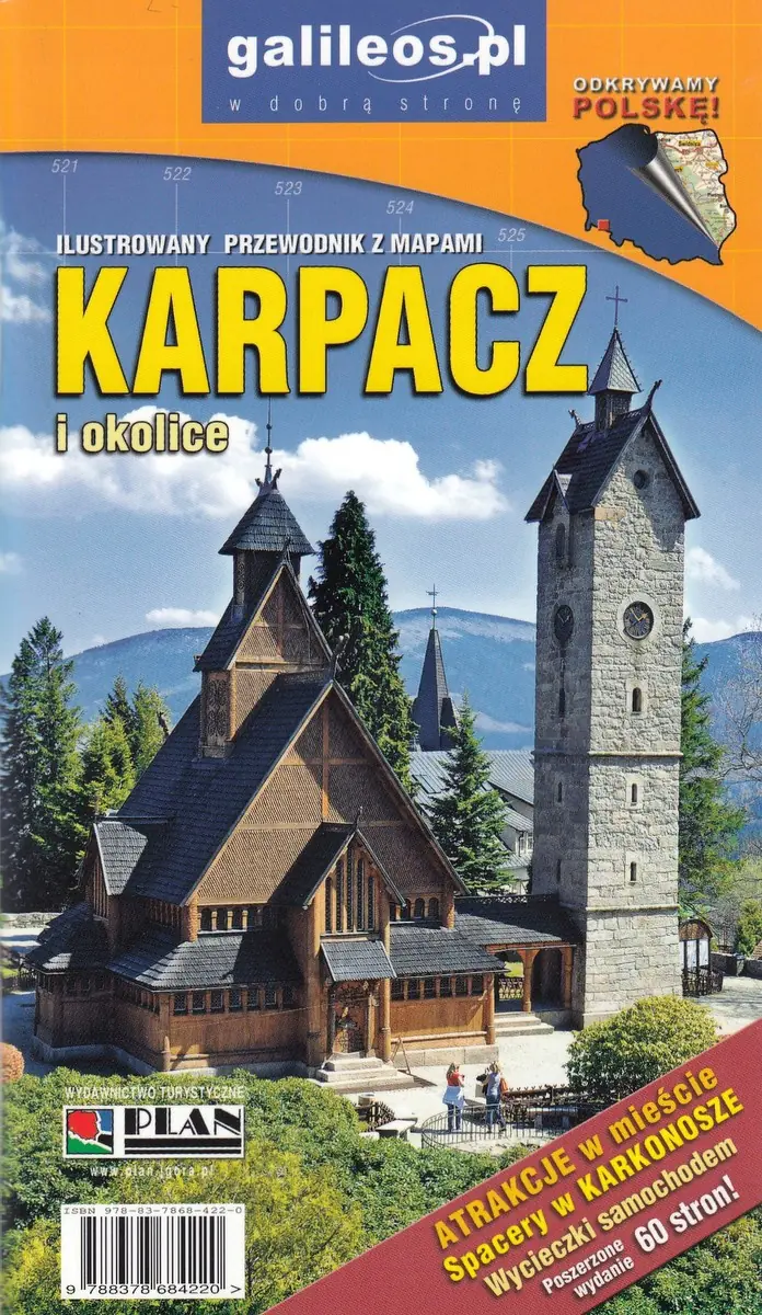Książka - Karpacz i okolice. Ilustrowany przewodnik z mapami