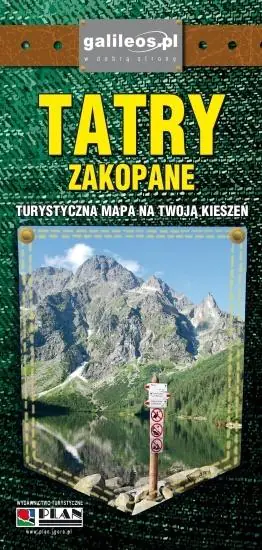 Książka - Plan kieszonkowa - Zakopane, Tatry