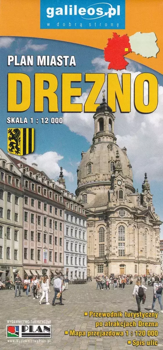 Książka - Plan miasta - Drezno 1:12 000