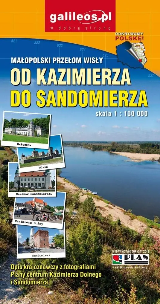 Książka - Mapa - Małopolski Przełom Wisły 1:150 000