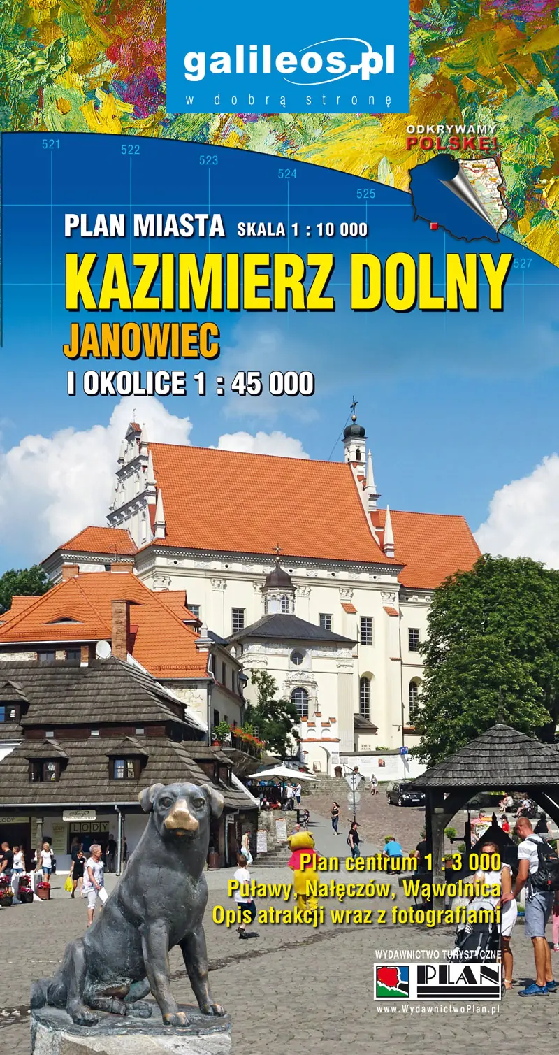 Książka - Mapa - Kazimierz Dolny i okolice 1:45 000