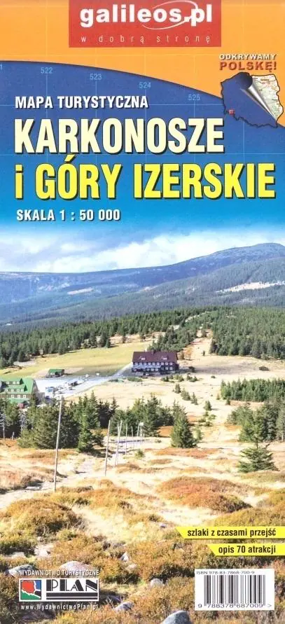 Książka - Mapa - Karkonosze i góry izraelskie 1:50 000