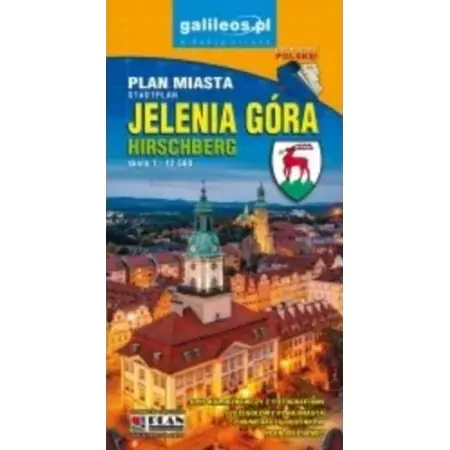 Książka - Plan miasta - Jelenia Góra 1:12 500 w.2023