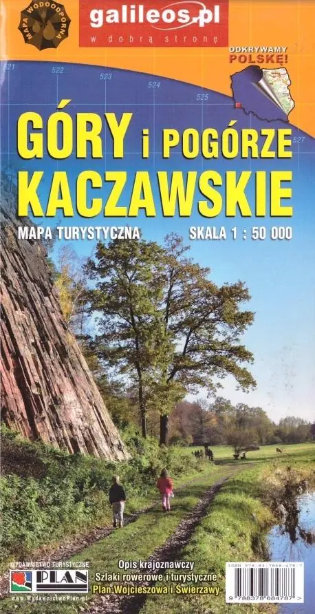Książka - Map. tur. lam. Góry i Pogórze Kaczawskie 1:50000