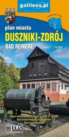 Książka - Plan miasta - Duszniki-Zdrój 1: 10 000