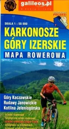 Książka - Mapa rowerowa - Karkonosze, Góry Izerskie 1:50 000