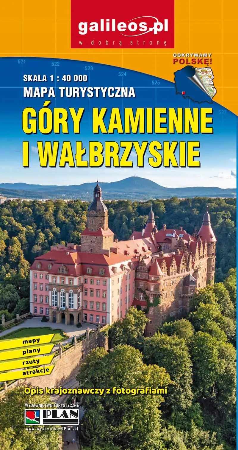 Książka - Mapa tur. - Góry Kamienne i Wałbrzyskie