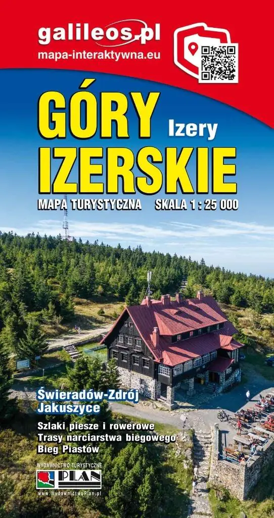 Książka - Mapa - Góry Izerskie 1:25 000