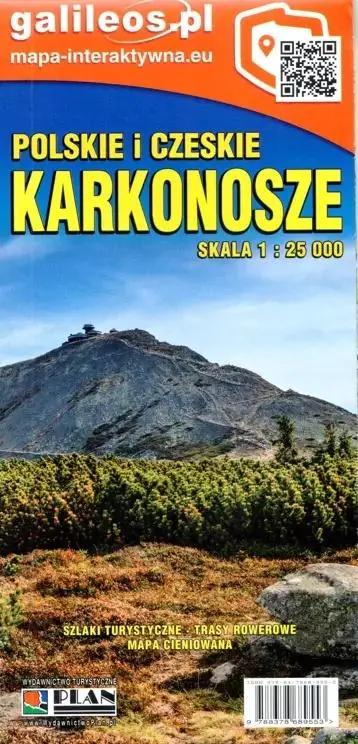 Książka - Mapa - Karkonosze Polskie i Czeskie 1:25 000
