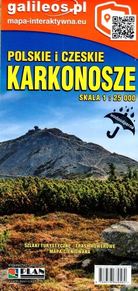 Książka - Mapa - Polskie i Czeskie Karkonosze 1:25 000