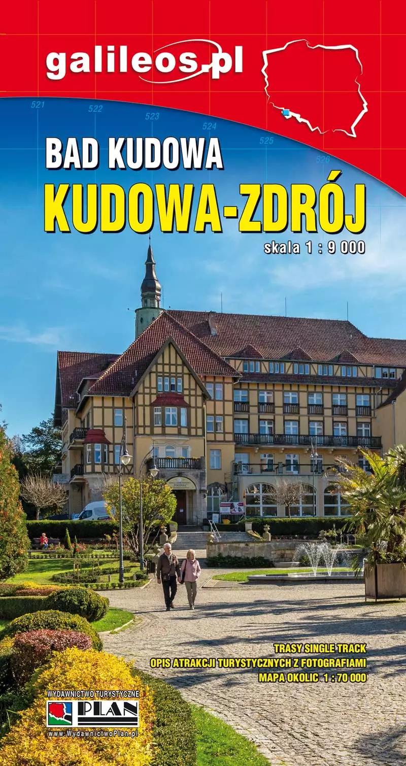 Książka - Plan Kudowa-Zdrój 1:9 000