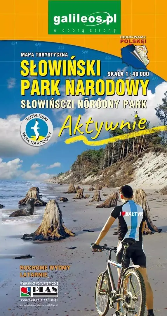 Książka - Mapa tur - Słowiński Park Narodowy 1:40 000