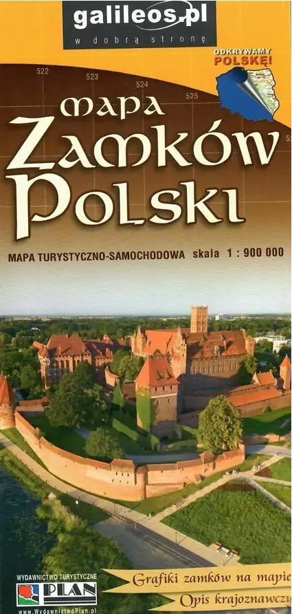 Książka - Mapa zamków Polski