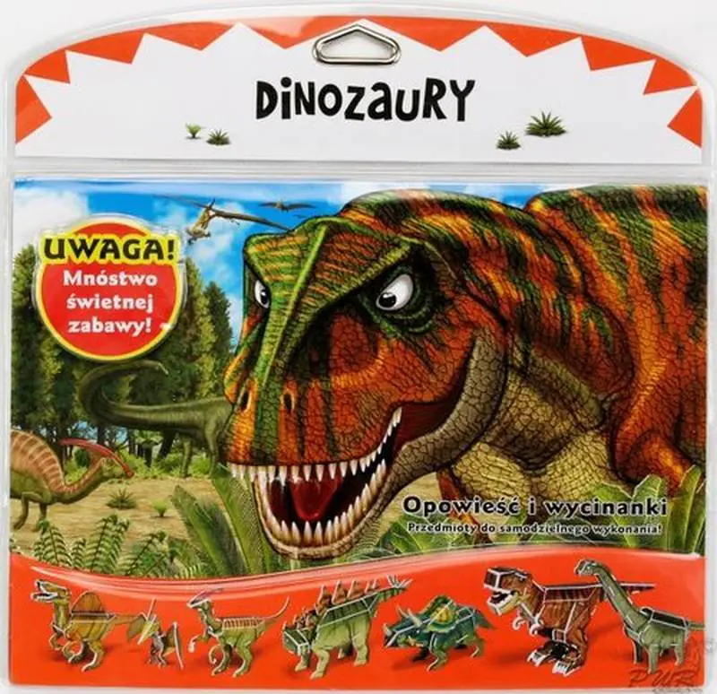 Książka - Dinozaury - opowieść i wycinanki