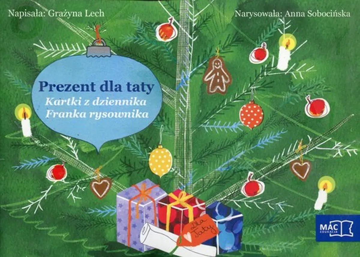 Książka - Odkrywam czytanie 1 Część 14 Prezent dla taty - Grażyna Lech 