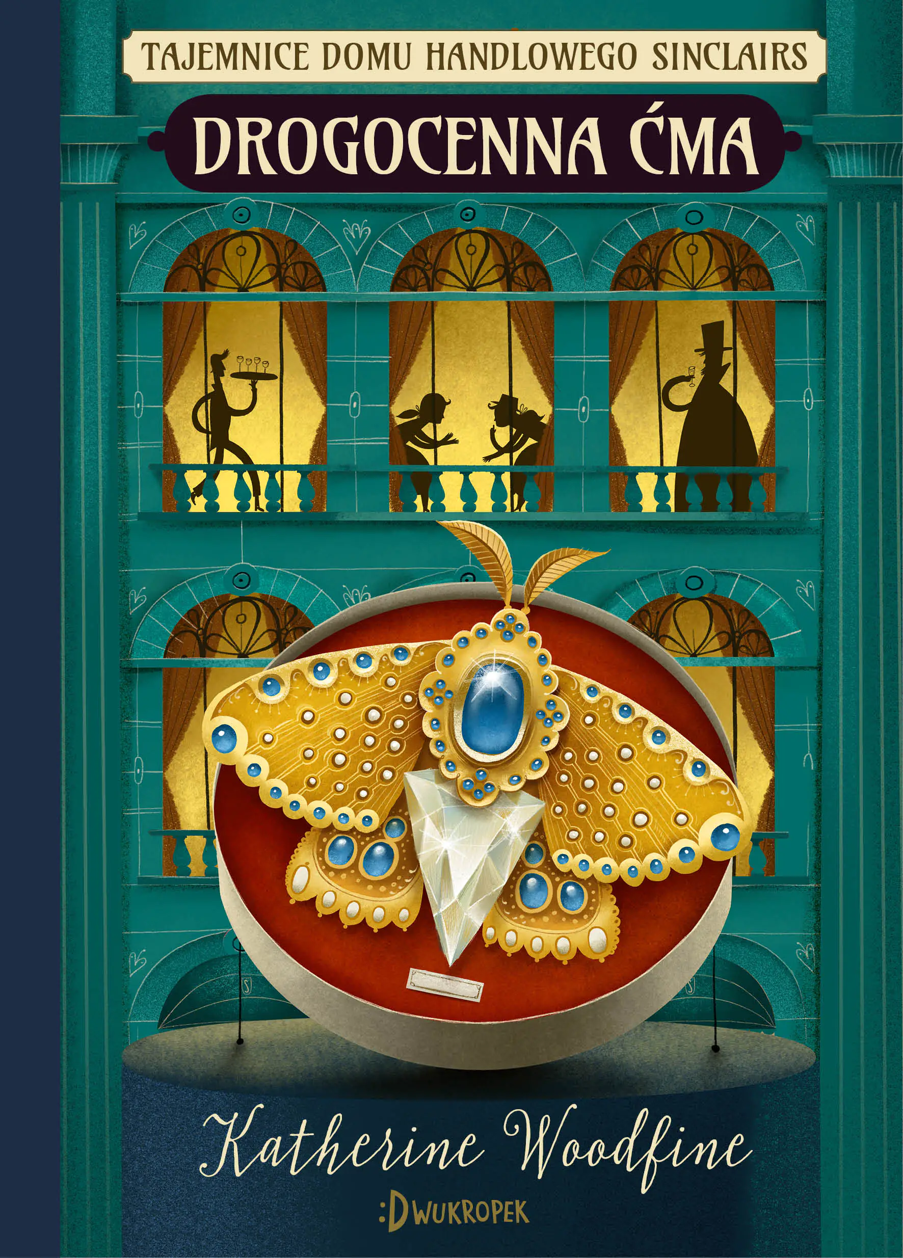 Książka - Drogocenna ćma. Tajemnice domu handlowego Sinclairs. Tom 2