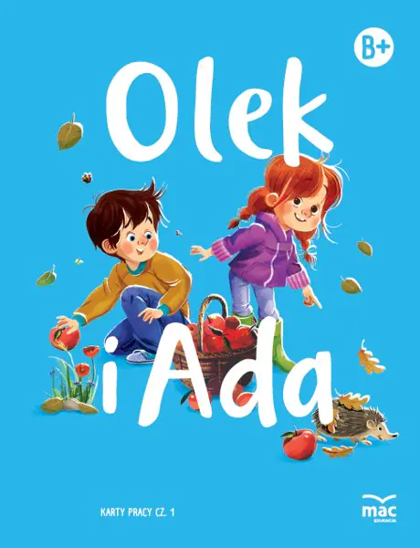Książka - Olek i Ada. Poziom B+. Karty pracy. Część 1