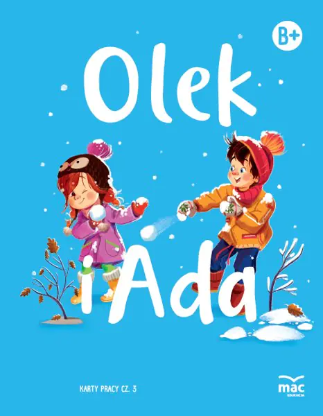 Książka - Olek i Ada. Poziom B+. Karty pracy. Część 3