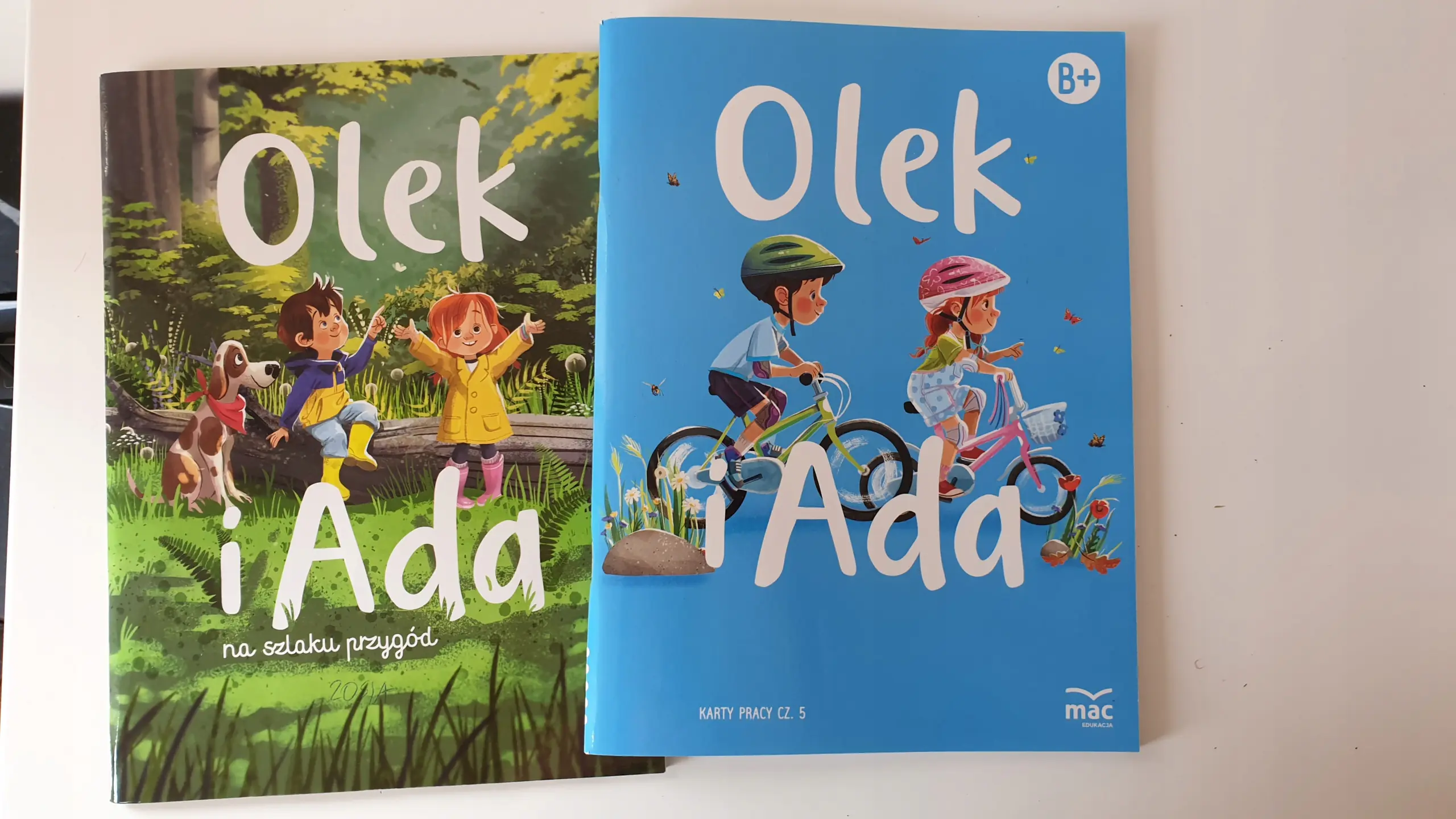 Książka - Olek i Ada. Poziom B+. Karty pracy. Część 5