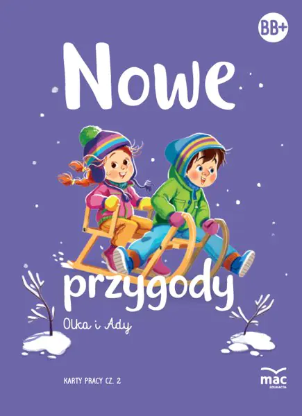Książka - Nowe przygody Olka i Ady. Poziom B i B+. Karty pracy. Część 2