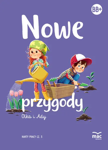 Książka - Nowe przygody Olka i Ady. Poziom B i B+. Karty pracy. Część 3